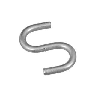 National Hardware N121-533 S-Hook, 5 lb Working Load Limit, Steel, Zinc