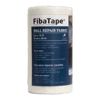 FibaTape® Crack Stop, Wall Repair Fabric, Fiberglass Self-Adhesive, 6 in. x 75 ft.