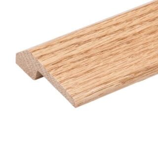 Randall Oak Overlap Edging, 2 in. x 3 ft., for 5/16 in., Light Finish