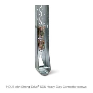 Simpson Strong-Tie HDU Holdown with Screws, 16-5/8 in. Height, Galvanized