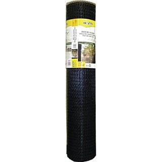 TENAX Folded Deer Fence, 7 ft. x 100 ft.H, Plastic, Black