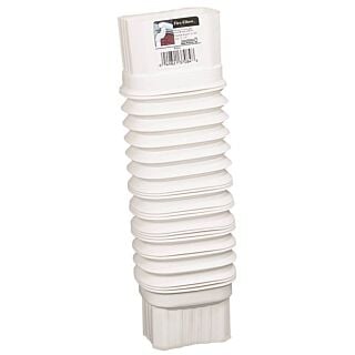 Amerimax Flex-Elbow Gutter Elbow, Spout Extender, White