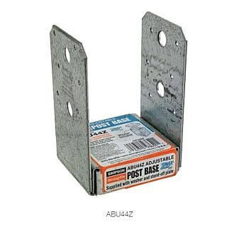 Simpson Strong-Tie ABU Adjustable Post Base with Uplift for 4 x 4 post, ZMAX®