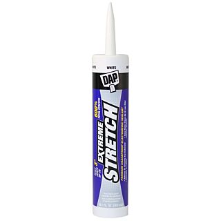 DAP® EXTREME STRETCH Acrylic Urethane Premium Elastomeric Sealant, White, 10.1 fl. oz.