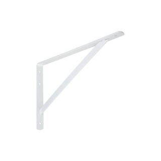 National Hardware 111BC Series N260-596 Shelf Bracket, 600 lb Weight Capacity, 0.16 in Thick, Steel