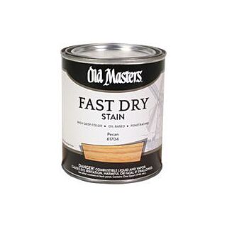Old Masters Fast Dry, Interior Oil-Based Stain, Pecan, Quart