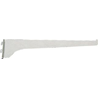 Knape & Vogt 180 WH 12 Shelf Bracket, Steel, Powder-Coated