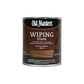 Old Masters, Wiping Stain, American Walnut, Quart