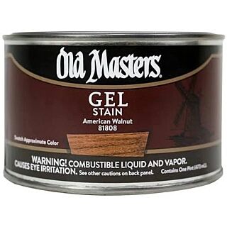 Old Masters Oil Based Gel Stain, American Walnut, Pint