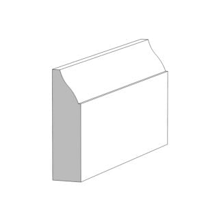 Metrie (M165) 3/8  in. x 1-3/8 in. Colonial Stop, Clear Pine