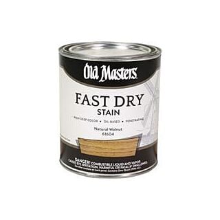 Old Masters Fast Dry, Interior Oil-Based Stain, Natural Walnut, Quart
