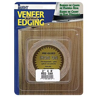 CLOVERDALE 2 in. Red Oak Edge Band, 8 ft.