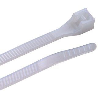 GB 46-104 Miniature Cable Tie, 6/6 Nylon, Natural