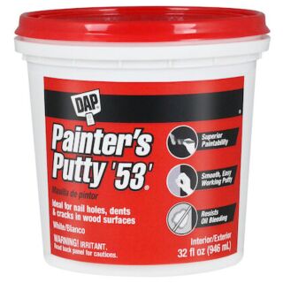 DAP® Professional Painter's Putty '53', White, Quart