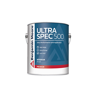 Benjamin Moore Ultra Spec 500 Interior Primer, White, Gallon