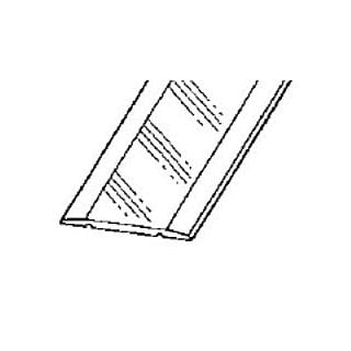 Randall Aluminum Seam Binder, 1-¼ in. x 6 ft., Satin Hammered Gold