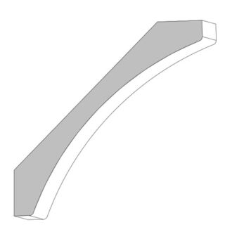 Contemporary Collection Cove, Primed  Finger-Jointed Pine