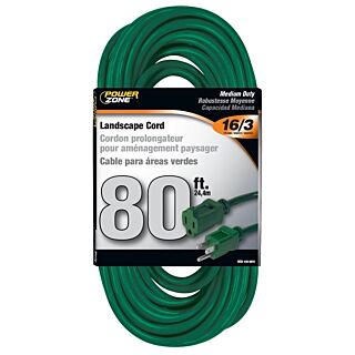 Powerzone Medium Duty Landscape Extension Cord, 16/3