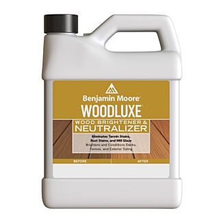 Benjamin Moore Woodluxe™ Exterior Water-Based Wood Brightener & Neutralizer, Gallon