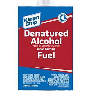 Klean Strip Denatured Alcohol Fuel, Quart