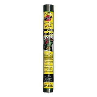 Warp's No Hoe Plastic Garden Mulch, Black, 3 ft. x 50 ft.
