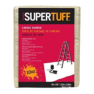 Trimaco SUPERTUFF 10 oz. Canvas Runner, 4 ft. x 12 ft.