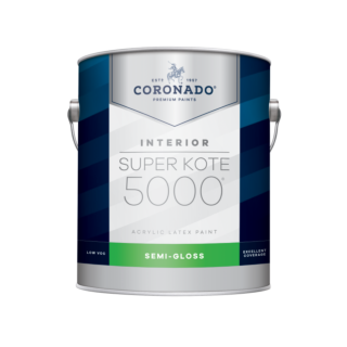 Coronado Super Kote 5000® Interior Paint, Semi-Gloss