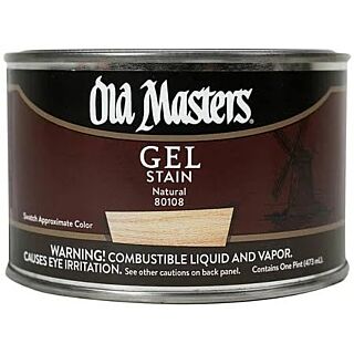 Old Masters, Oil-Based Gel Stain, Natural, Pint