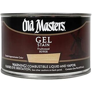 Old Masters, Oil-Based Gel Stain, Fruitwood, Pint