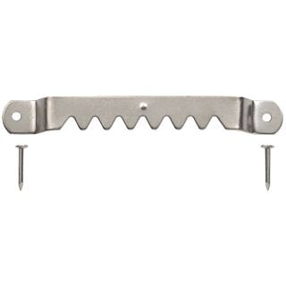 OOK 50203 Sawtooth Hanger, 20 lb Weight Capacity, Steel, Brushed Nickel