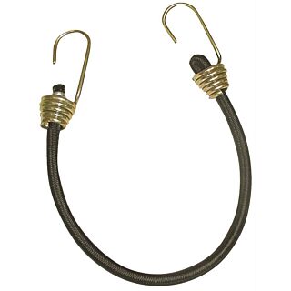 KEEPER 06192 Bungee Cord, Hook End, 18 in L, Rubber