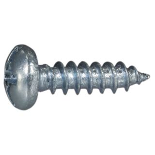 MIDWEST #6 x  ½ in. Zinc Plated Steel Combo Phillips Pan Head Sheet Metal Screws, 150 Count