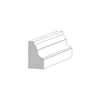Millwork Design by Oxford (M91) 5/8 in. x 1 in. x 16 ft. Panel/Shoe, Primed Finger-Jointed Pine