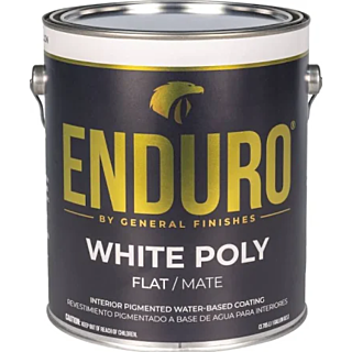 General Finishes®, ENDURO® White Poly Flat, Quart