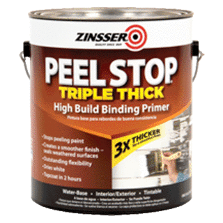 Zinsser Peel Stop Triple Thick Water-Based Primer, White, Gallon
