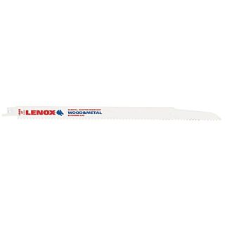 Lenox Reciprocating Saw Blade, 6 TPI, Cobalt Cutting Edge, Bi-Metal, Bright