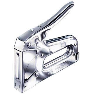 Arrow T50 Staple Gun, T50 Staple, 3/8 in W Crown, Steel Staple