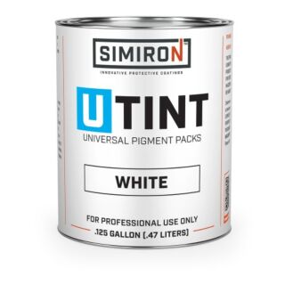 Simiron U-Tint Universal Pigment Packs, White, 16 oz.