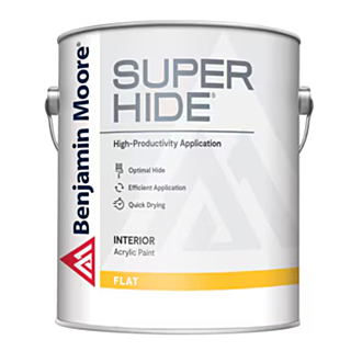 Benjamin Moore Super Hide Low VOC Interior Paint, Flat
