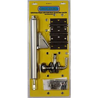 Revere Hardware Storm Door Hardware Kit, Satin Nickel