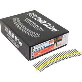 Simpson Strong-Tie, #8 x 2-1/2 in. Quick-Drive® Trim-Head Screw Type -17, Collated, 1000 Count