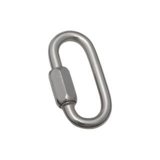 National Hardware 3167BC Series N262-493 Quick Link, 1800 lb Weight Capacity, 1/4 in, Stainless Steel