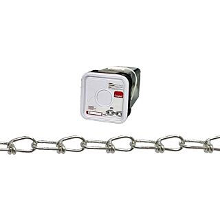 Campbell 0752426 Loop Chain, 255 lb Working Load Limit, #2/0, Low Carbon Steel, Zinc