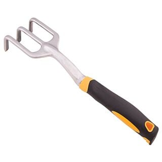 Landscapers Select Deluxe Cultivator, Mirror Polished Aluminum Alloy, Ergonomic Soft Tpr And Pp Grip Handle