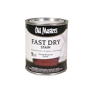 Old Masters Fast Dry Stain, Vintage Burgundy, Quart
