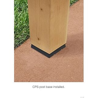 Simpson Strong-Tie Composite-Plastic Standoff Post Base for 4x4 Post