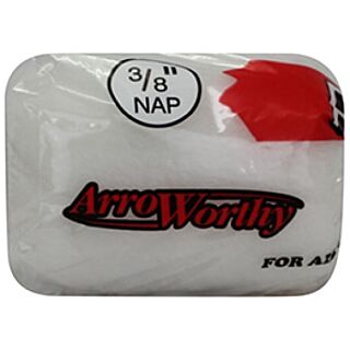 ArroWorthy® 4 in. x 3/8 in. Nap, Pro-Line Glossdel White Lintless Roller Cover