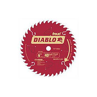 Diablo D0641X Circular Saw Blade, 6-1/2 in Dia, Carbide Cutting Edge, 5/8 in Arbor