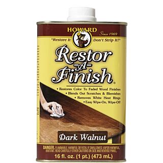 Howard Restor-A-Finish® Wood Restorer, 16 oz., Dark Walnut