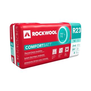 ROCKWOOL Comfortbatt® Thermal Home Insulation (R-23), 5-1/2 in. x 15-1/4 in. x 47 in. (39.8 SF)